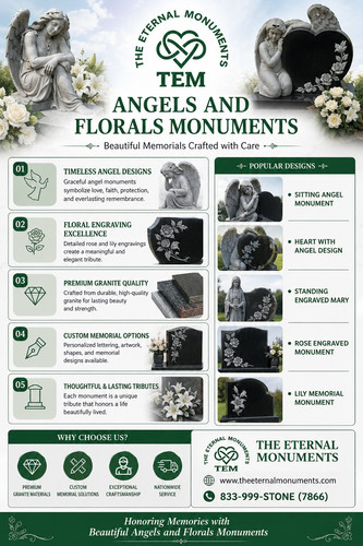 Angels and Florals Monuments in Crystal Lake | TheEternalMonuments.jpg