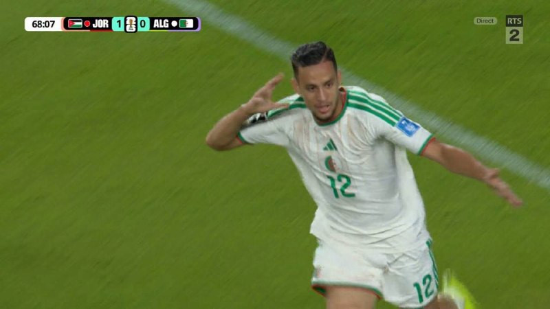 نهاية المباراة...الجزائر 2 الاردن 1...