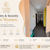 Safety plays a major role in quality accommodation for working professionals and students.