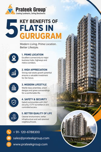 5 Key Benefits of Flats in Gurugram.png