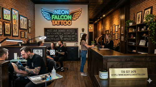 Famous Tattoo Artists in  Denver | Neon Falcon Tattoo.png