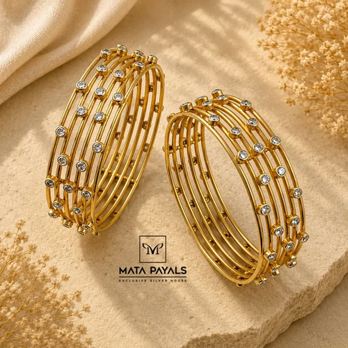 Gold Plated Cut Stone Bangle.png