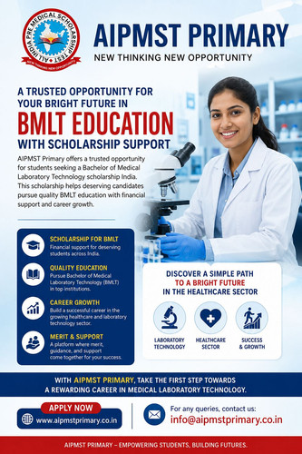 Bachelor of Medical Laboratory Technology scholarship India.jpg