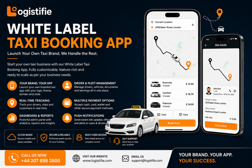 White Label Taxi Booking App – Launch Your Own Branded Taxi Business.2