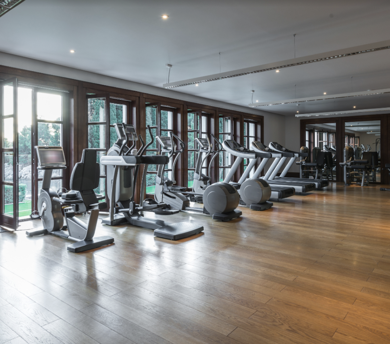 One Step Fitness private gym interior with premium training equipment in Irvine California