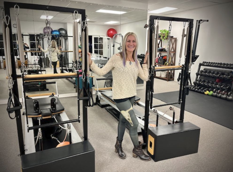 pillarPERFORMANCE studio interior with reformer, chair, and Cadillac Pilates apparatus and functional training equipment