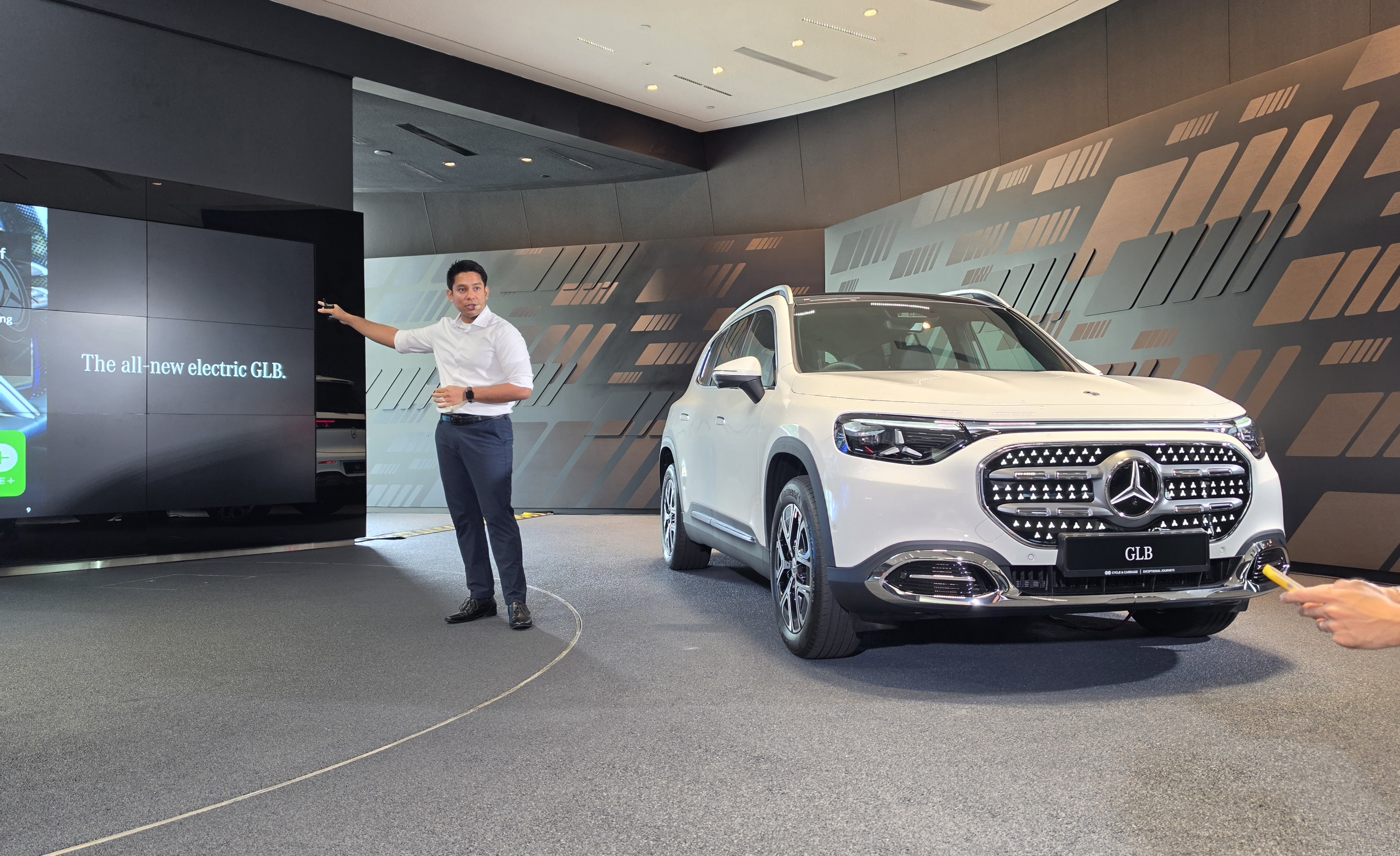 Mercedes-Benz Singapore product expert presentation GLB electric launch