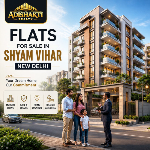Adishakti Realty Buy Flats for sale in shyam vihar new delhi.1