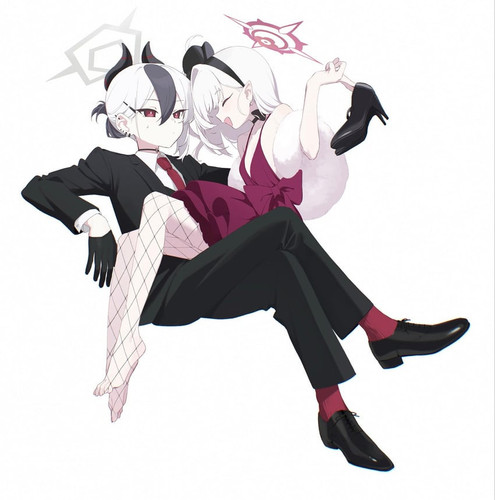  kayoko and mutsuki blue archive drawn by hakuhatsu sample 8284bf2740e77e01e3741ad9544338a7.jpg