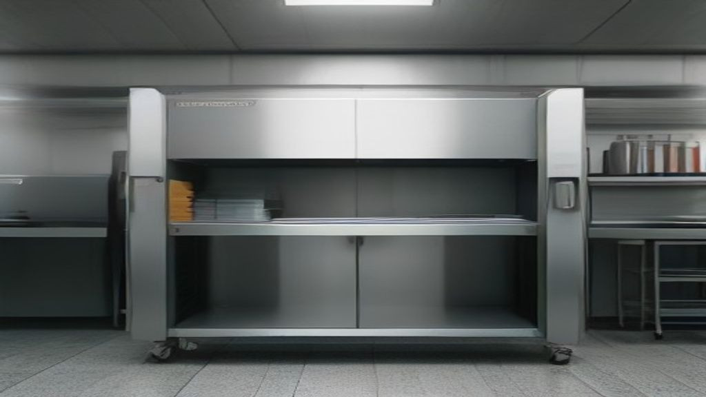 Clean commercial chest freezer closed and labeled for FIFO frozen inventory