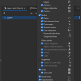 inkscape snapping