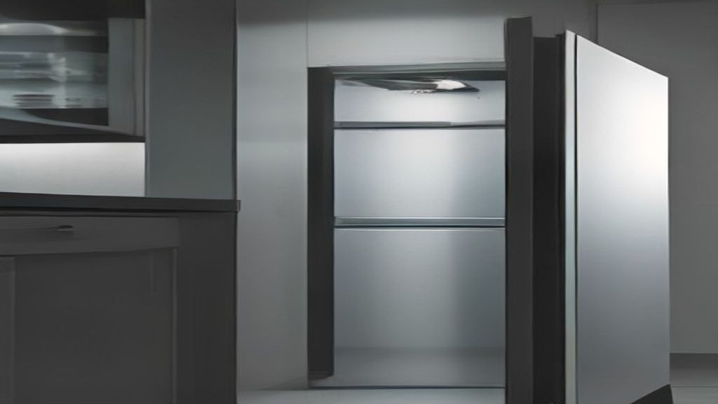 Kitchen manager comparing door and drawer undercounter refrigerator layouts on a cook line