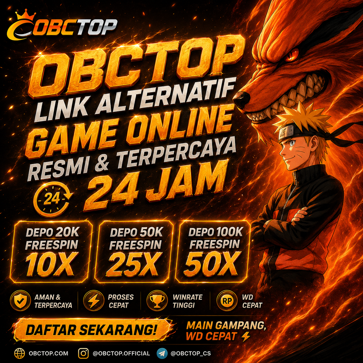 OBCTOP link alternatif GAME ONLINE resmi terpercaya 24 jam