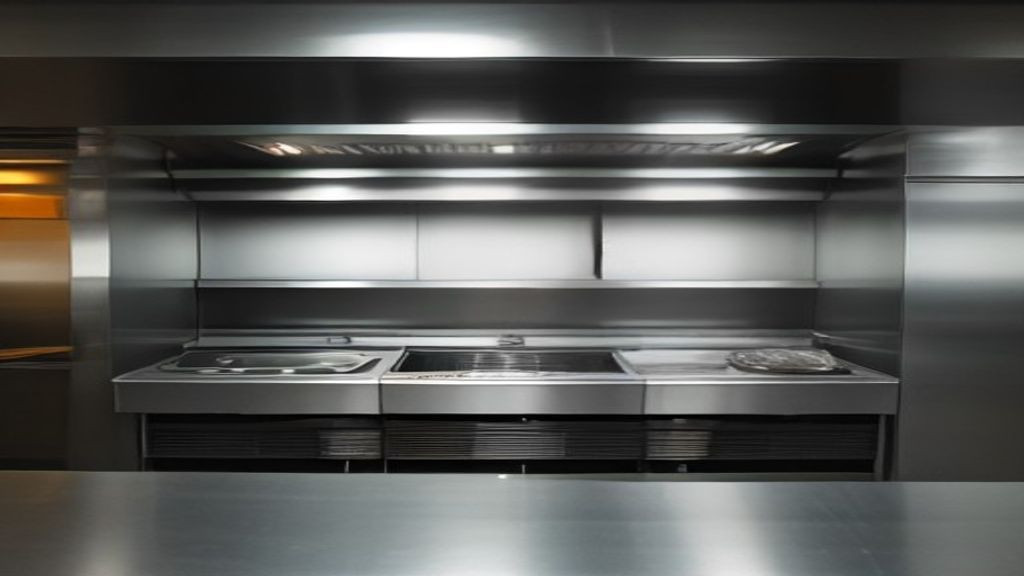 36 undercounter fridge installed beneath a commercial stainless kitchen counter
