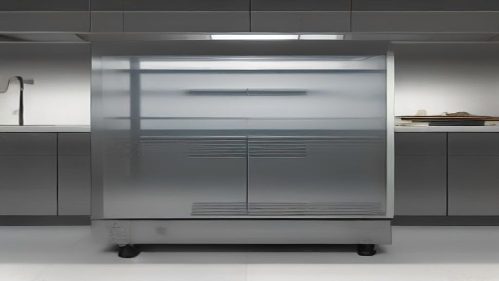 Clean commercial 36 undercounter fridge with clear front airflow at a prep station