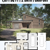 2 bed plan floor plan 202607310508 x4