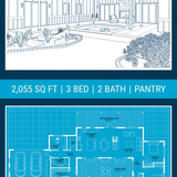 House courtyard floor plan 202607310448 x4