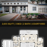 Modern home floor plan blueprint 202607310448 x4