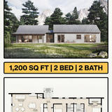 Cabin layout with floor plan 202607301300 x4