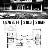 Single story cabin layout blueprint 202607301320 x4