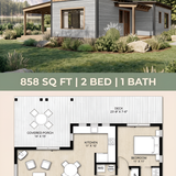Guest house floor plan blueprint 202607310530 x4