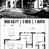 Single story cabin layout blueprint 202607310530 x4