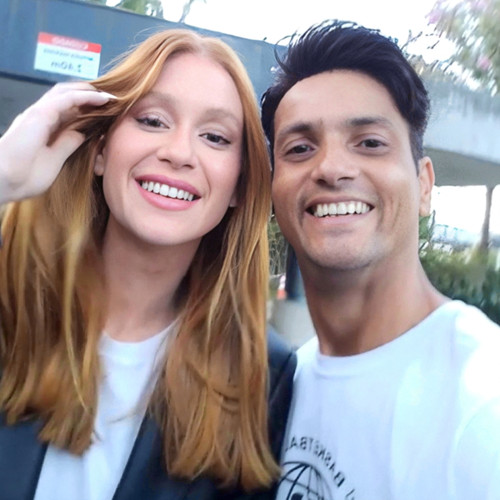 Romero Silva e Marina Ruy Barbosa na Globo.1
