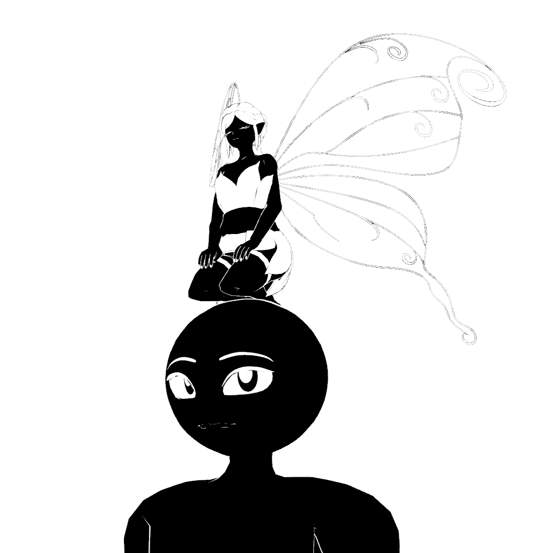 The Sprite of Tara stationed on the avatar's Head