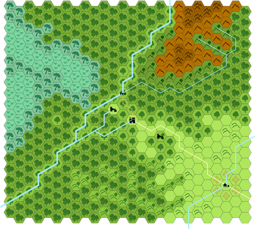Bossonian Marches map