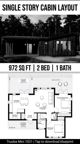 Single story cabin layout blueprint 202607310705 x4.png