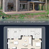 Wooden house floor plan blueprint 202607310705 x4