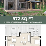 Wooden house floor plan infographic 202607310705 x4