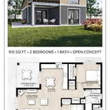 Photo frame with floor plan 202607311341 x4