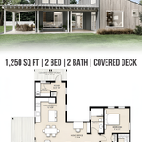 Modern house floor plan blueprint 202607310556 x4