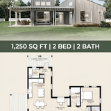 Cabin plan 1250 sq ft 202607310556 x4