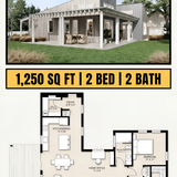 Modern 2 Bedroom Plan 202607310556 x4