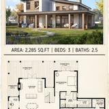 Architectural draft of house plans 202607310550 x4