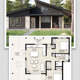 Exterior render with floor plan 202608030642 x4