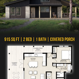 Modern cabin floor plan blueprint 202608030642 x4