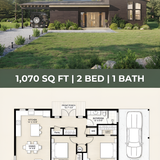 Cabin floor plan and rendering 202607292349 x4