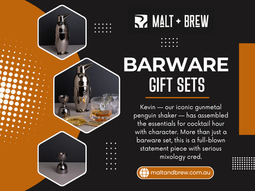 Regular gifts are often appreciated for a moment, but thoughtful bar accessories can become part of everyday experiences. Barware Gift Sets stand apart because they offer usefulness, style, and the opportunity to create memorable moments at home. Whether you are choosing for a special occasion or simply want to surprise someone who enjoys great drinks, quality options from Malt & Brew make gifting feel more personal and meaningful.

Click Here for More Information: https://maltandbrew.com.au/collections/all-barware

Malt & Brew
Address: 1/22 Westpool Drive, Hallam, Victoria 3803, Australia
Phone: +61 423 032 090

Google Map: https://goo.gl/maps/6E6GLMhRsbiSQV577

Read Our Blogs:
https://maltandbrewaus.wordpress.com
https://maltandbrew-04.webselfsite.net
https://maltandbrew.mystrikingly.com

More Links:
https://litelink.at/maltandbrew
https://about.me/maltbrew
https://disqus.com/by/maltandbrew/about