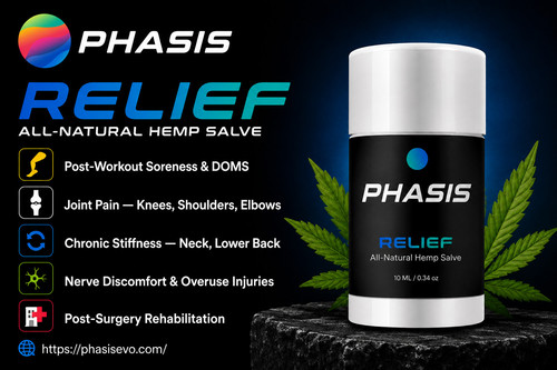 Natural Hemp Salve for Muscle & Joint Relief