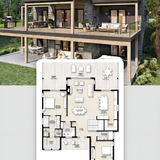Modern house exterior floor plan 202607291508 x4
