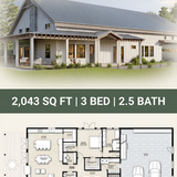 Ranch plan with floor layout 202607291530 x4