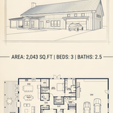 Architectural draft of house plans 202607291530 x4