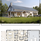 Modern farmhouse house floor plan 202607291530 x4