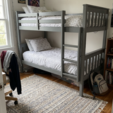 Double bunk bed from DHS with detachable solid wood frame