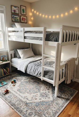 Kids bunk bed from DHS with safety rail support.png
