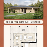 Modern cottage layout floor plan 202607292327 x4
