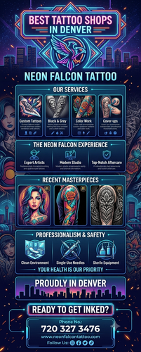 Best Tattoo Shop in  Denver | Neon Falcon Tattoo Studio.png